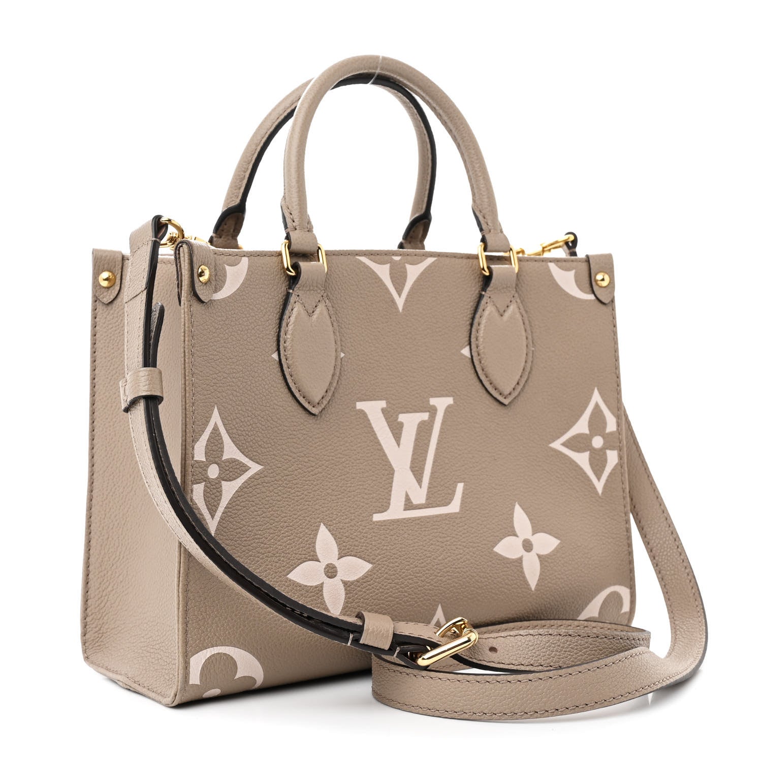 Louis Vuitton Empreinte Monogram Giant Onthego PM Tourterelle Creme 3 of 14