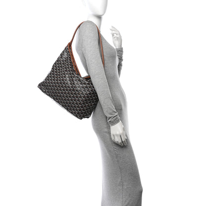 Goyard Goyardine Boheme Hobo Black Gold 2 of 10