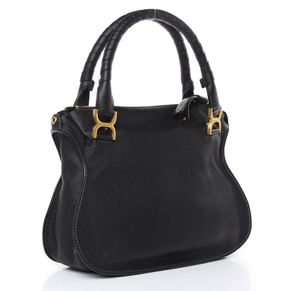 Chloe Calfskin Medium Marcie Satchel Black 3 of 9