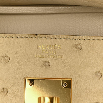 Hermes Ostrich Birkin 30 Parchemin 6 of 11