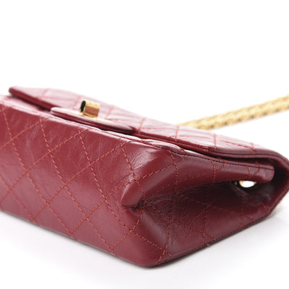 Chanel Aged Calfskin Quilted 2.55 Reissue Mini Flap Red 7 of 11