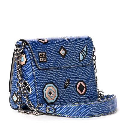 Louis Vuitton Epi Azteque Twist Shoulder Bag PM Denim Light 3 of 5