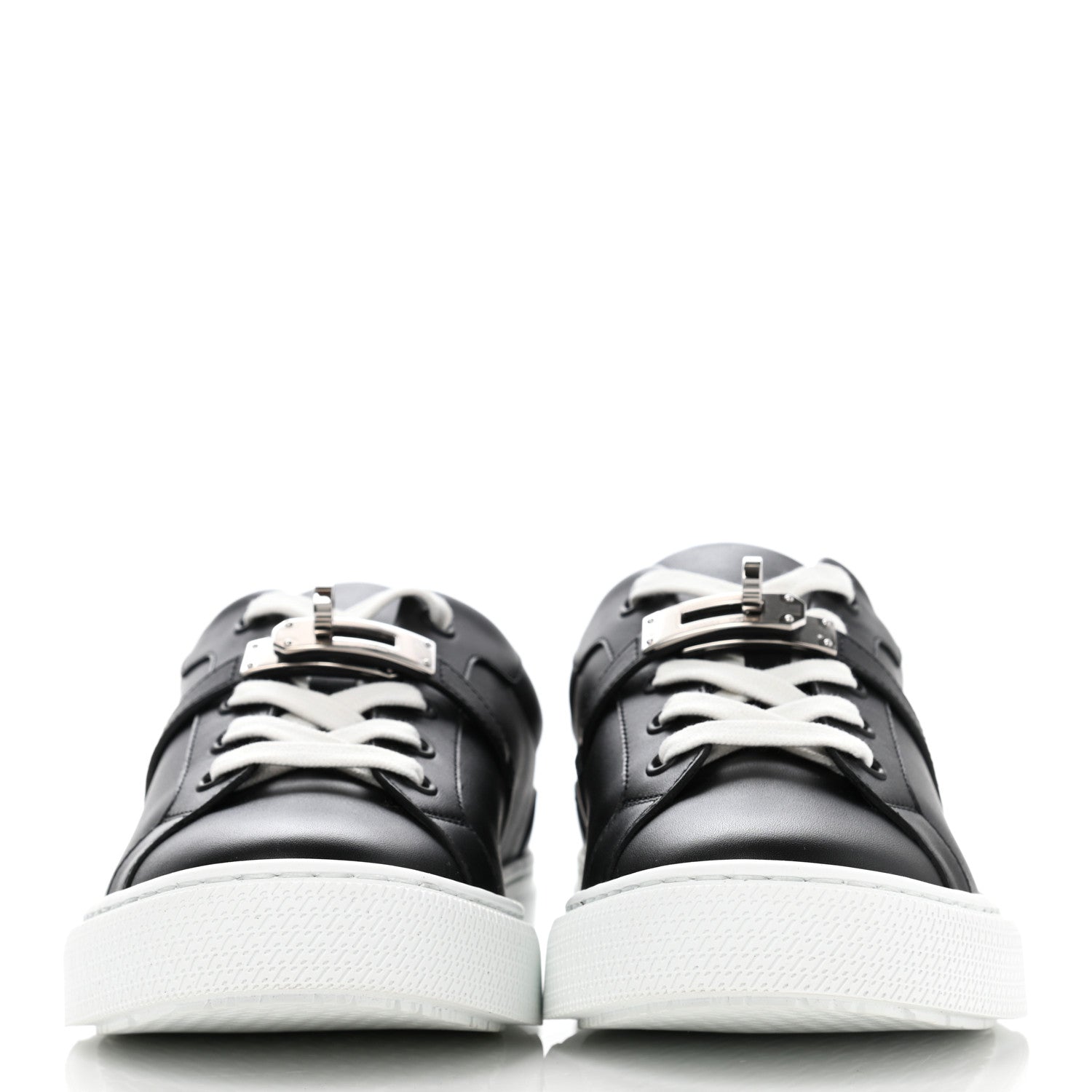 Hermes Calfskin Day Sneakers 37 Black 2 of 10
