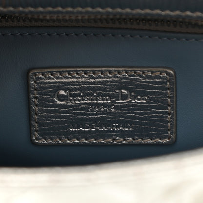 Christian Dior Metallic Grained Calfskin Cannage Small Lucky Badges My Lady Dior Silver 6 of 12