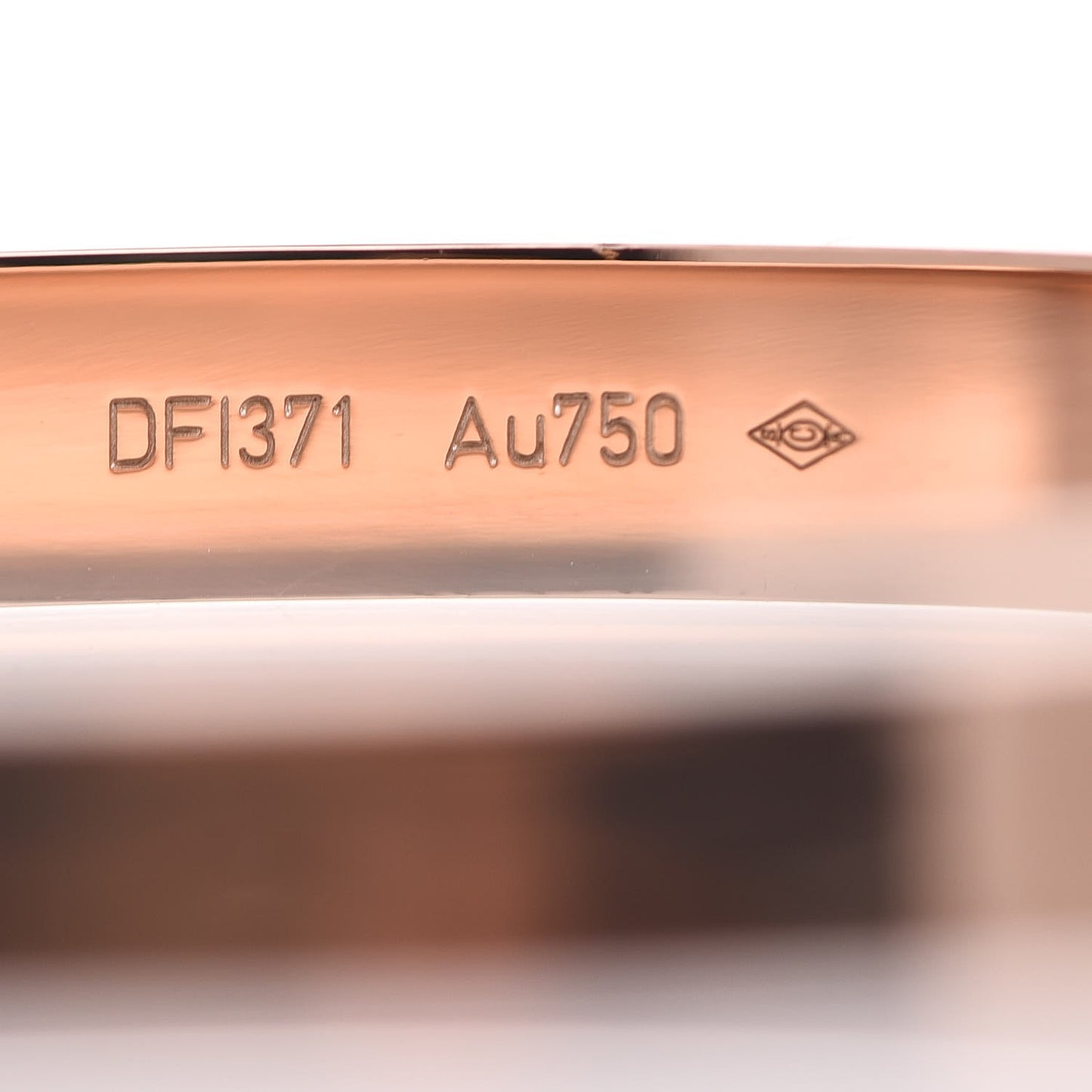 18K Pink Gold LOVE Bracelet 17