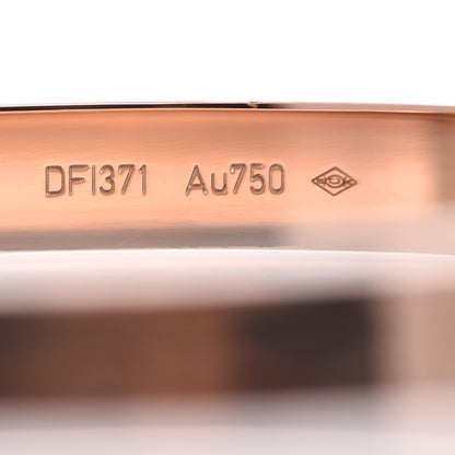 Cartier 18K Pink Gold LOVE Bracelet 17 7 of 7