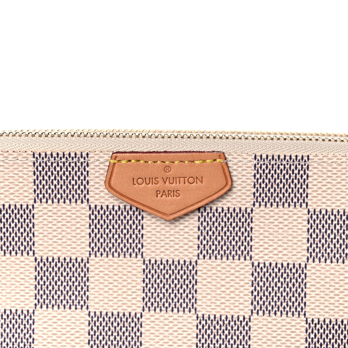 Damier Azur Double Zip Pochette