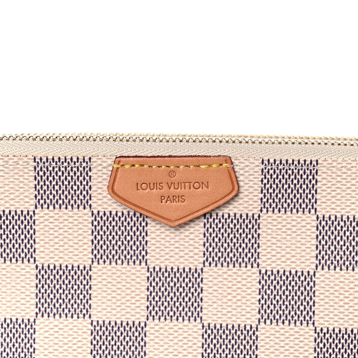 Louis Vuitton Damier Azur Double Zip Pochette 8 of 11