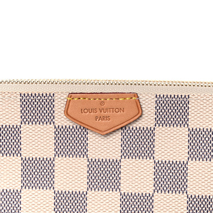 Louis Vuitton Damier Azur Double Zip Pochette 8 of 11