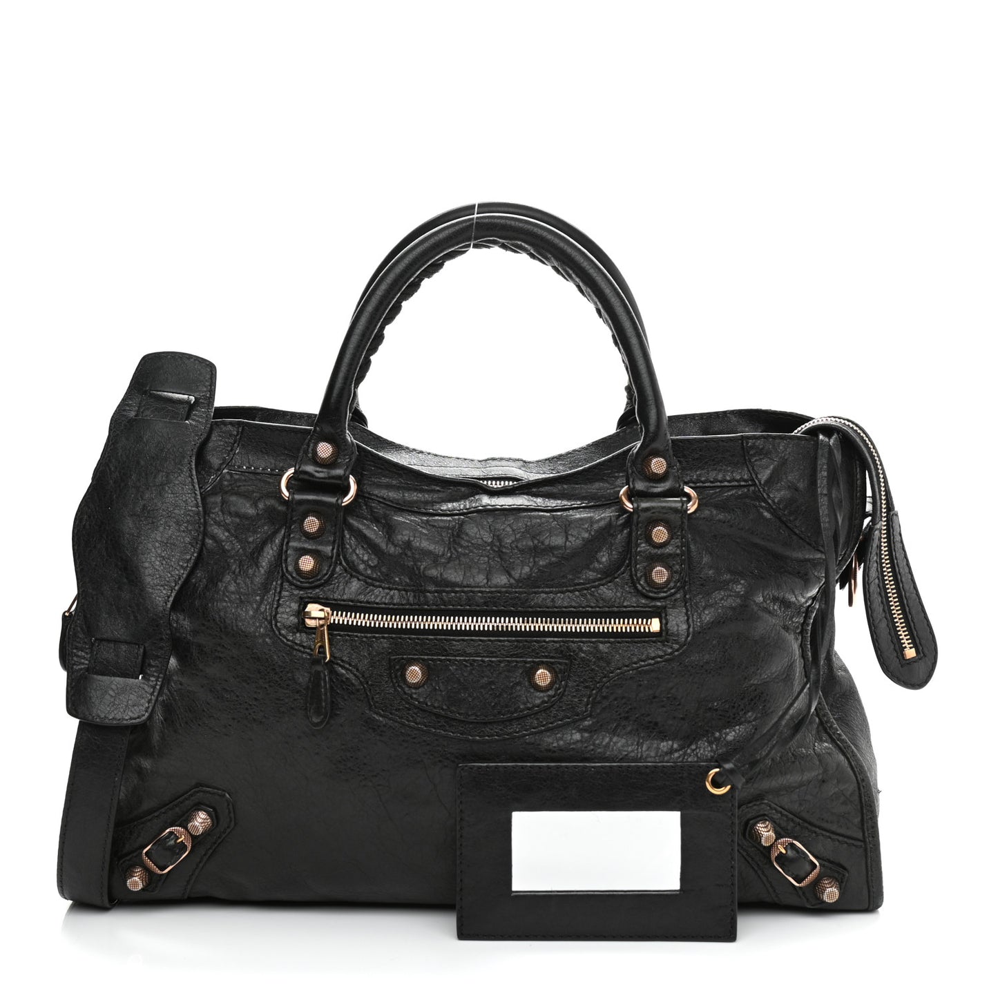 Agneau Giant 12 Gold Hardware City Black