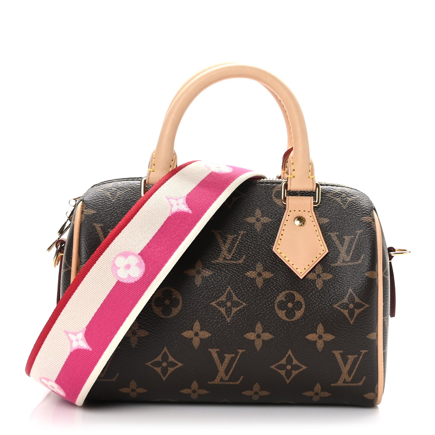 Monogram Speedy Bandouliere 20 Fuchsia