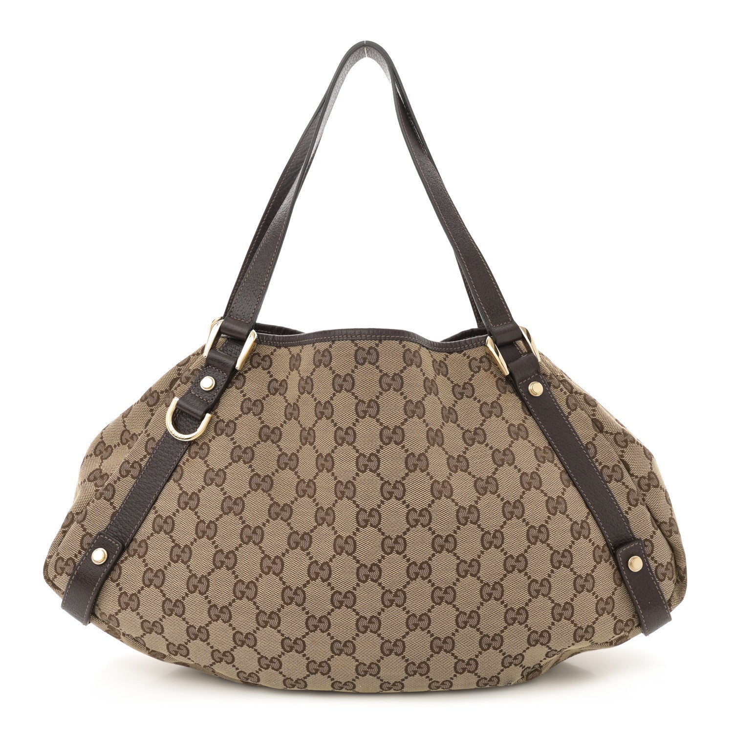 Gucci Monogram Medium Abbey Shoulder Bag Dark Brown 1 of 12