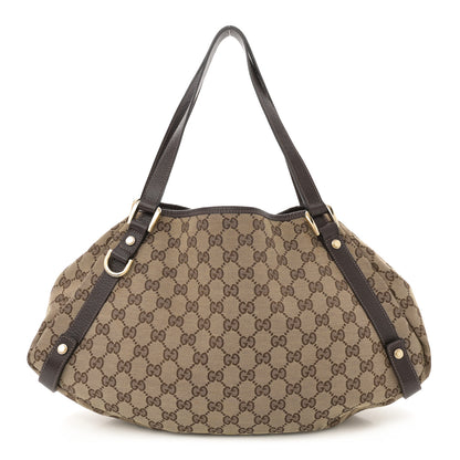 Gucci Monogram Medium Abbey Shoulder Bag Dark Brown 1 of 12