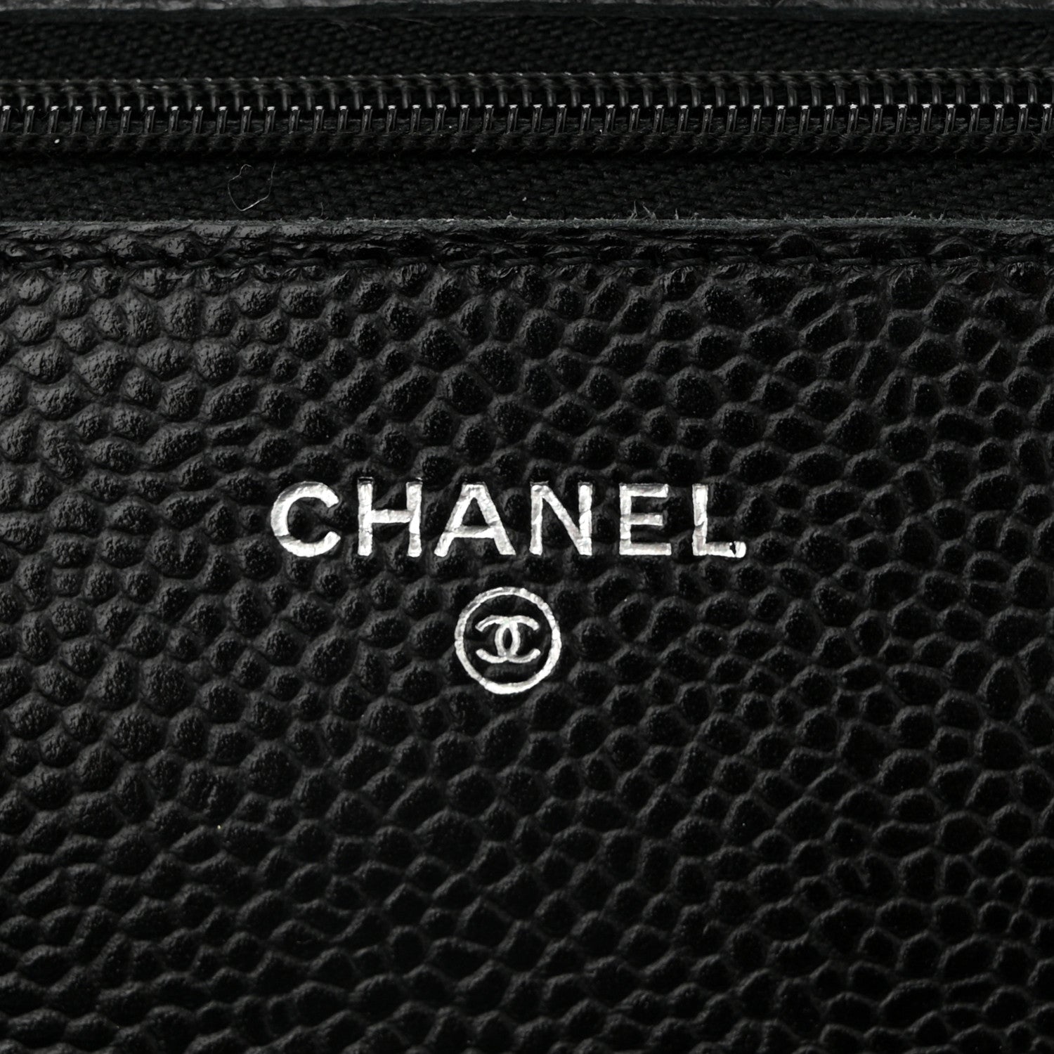 Chanel Caviar Quilted Wallet on Chain WOC Black 6 of 12