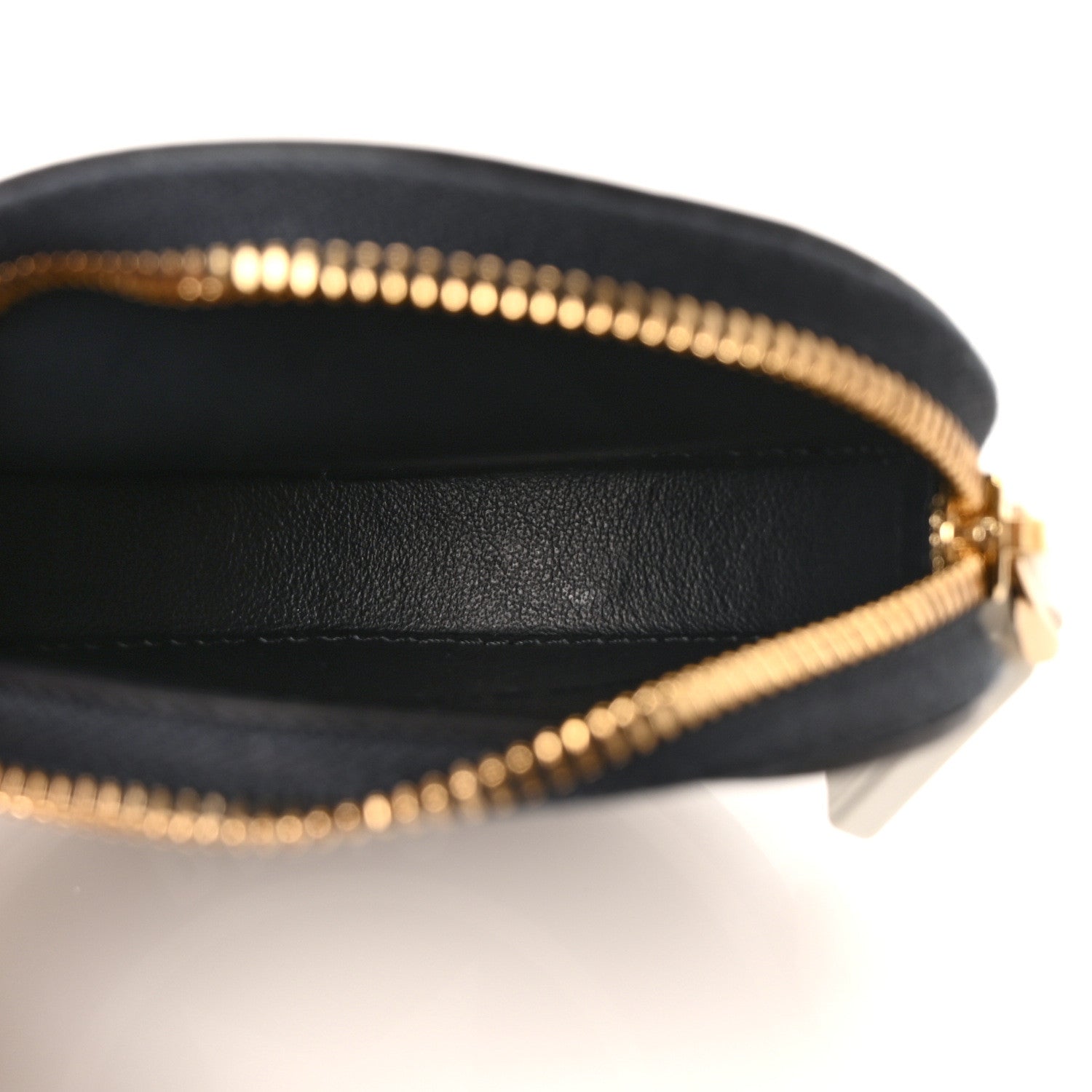 Christian Dior Calfskin Vibe Round Coin Purse Blue White 5 of 6