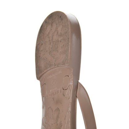 Valentino Garavani PVC Jelly Rockstud Bow Thong Sandals 40 Poudre 9 of 14