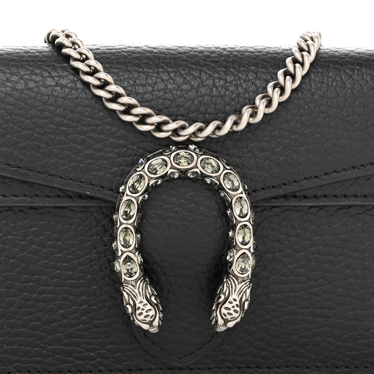 Calfskin Super Mini Dionysus Shoulder Bag Black