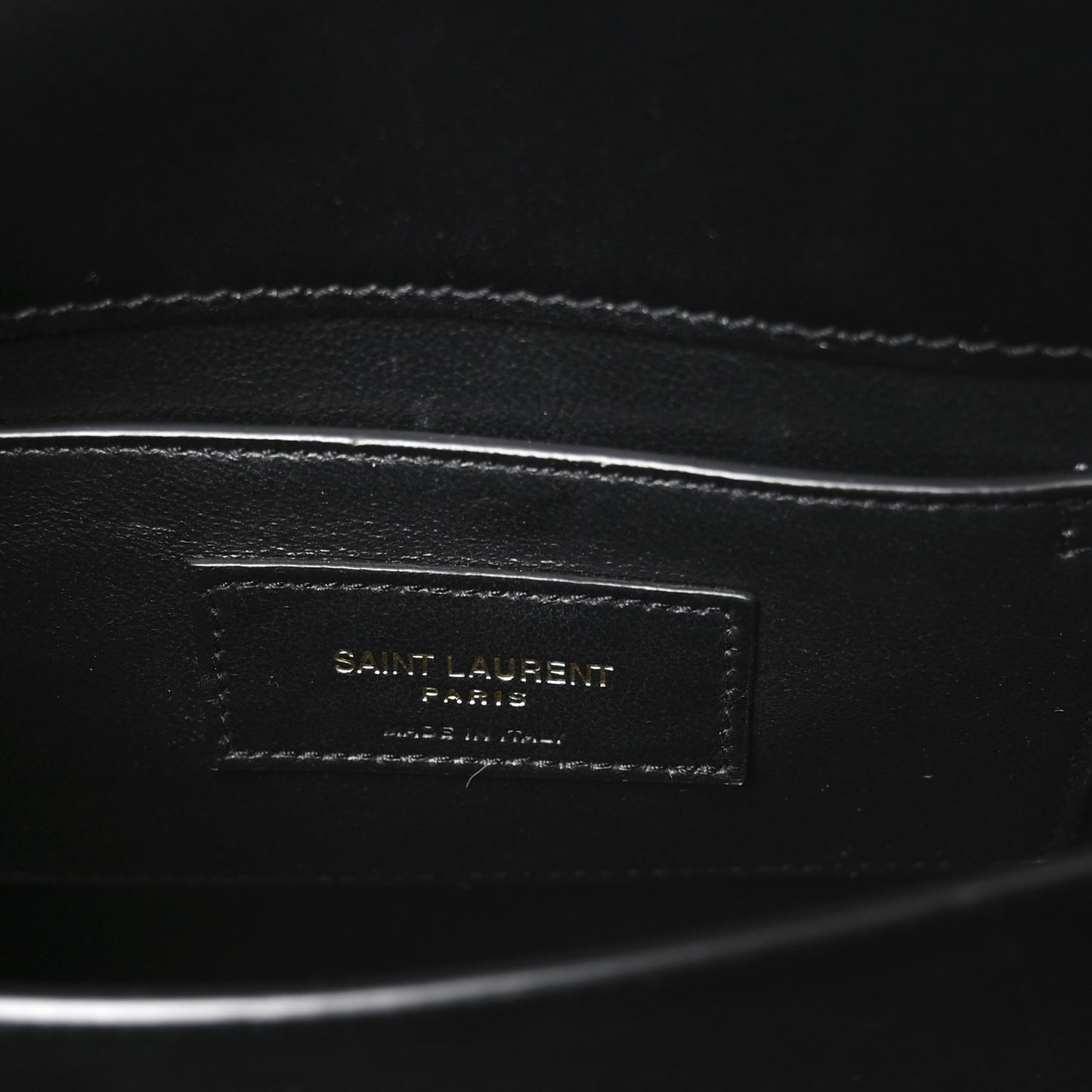 Calfskin Mini Classic Monogram Cassandra Top Handle Black