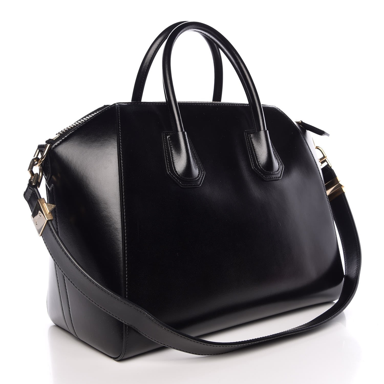 Givenchy Shiny Lord Calfskin Medium Antigona Black 3 of 7