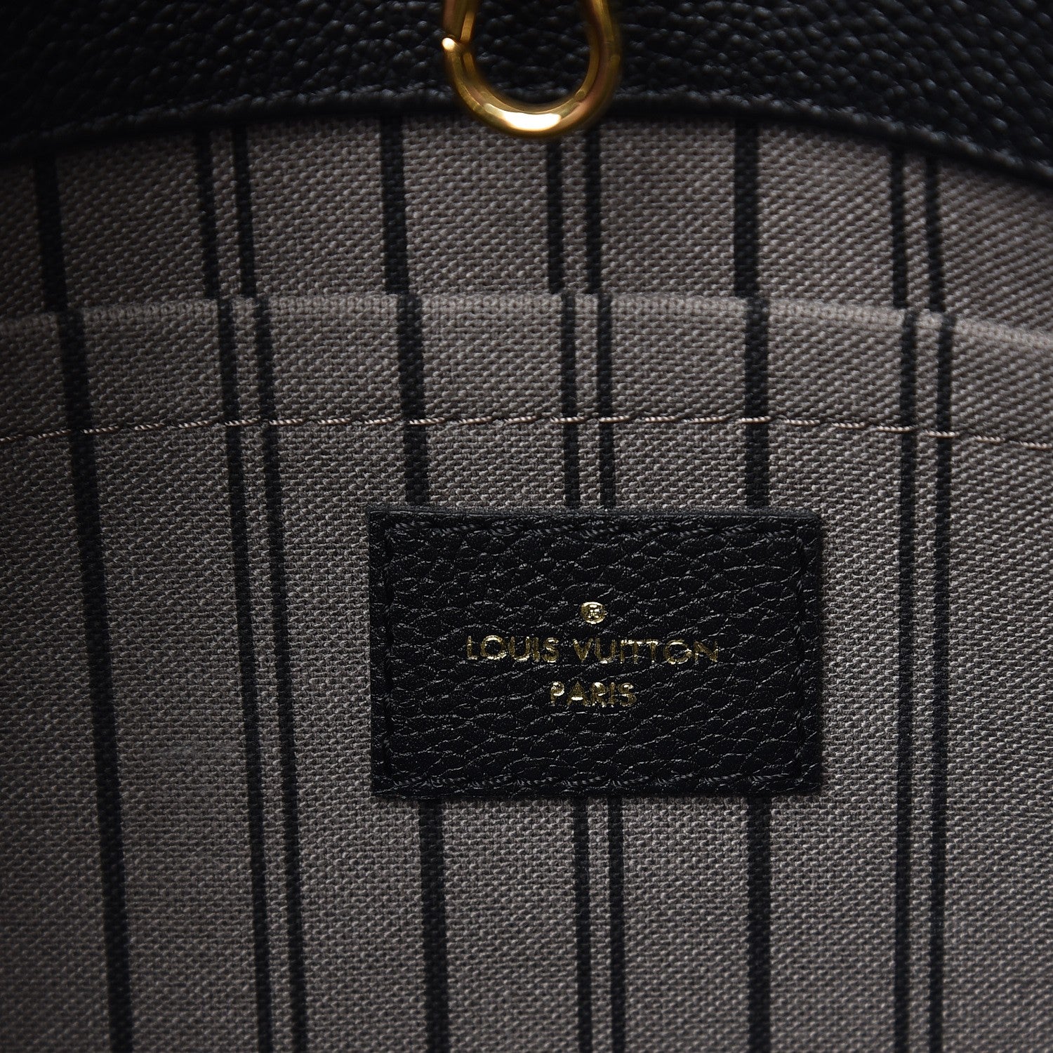 Louis Vuitton Empreinte Montaigne MM Black 7 of 10