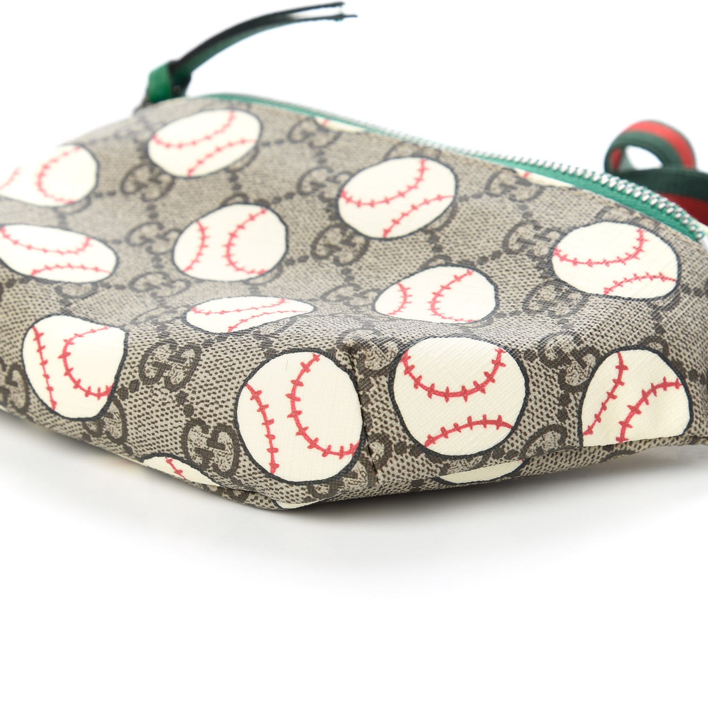 GG Supreme Monogram Baseballs Web Childrens Belt Bag