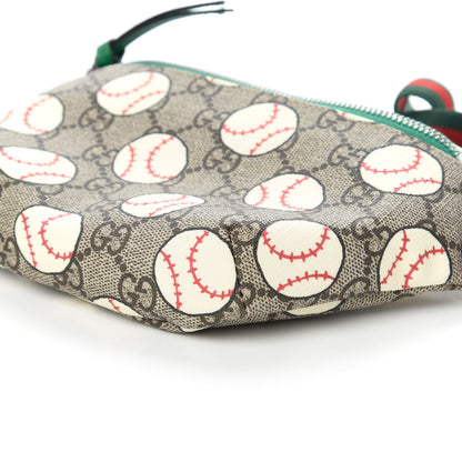 Gucci GG Supreme Monogram Baseballs Web Childrens Belt Bag 7 of 10