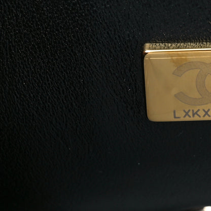 Chanel Lambskin Quilted Mini Rectangular Flap Black 7 of 10