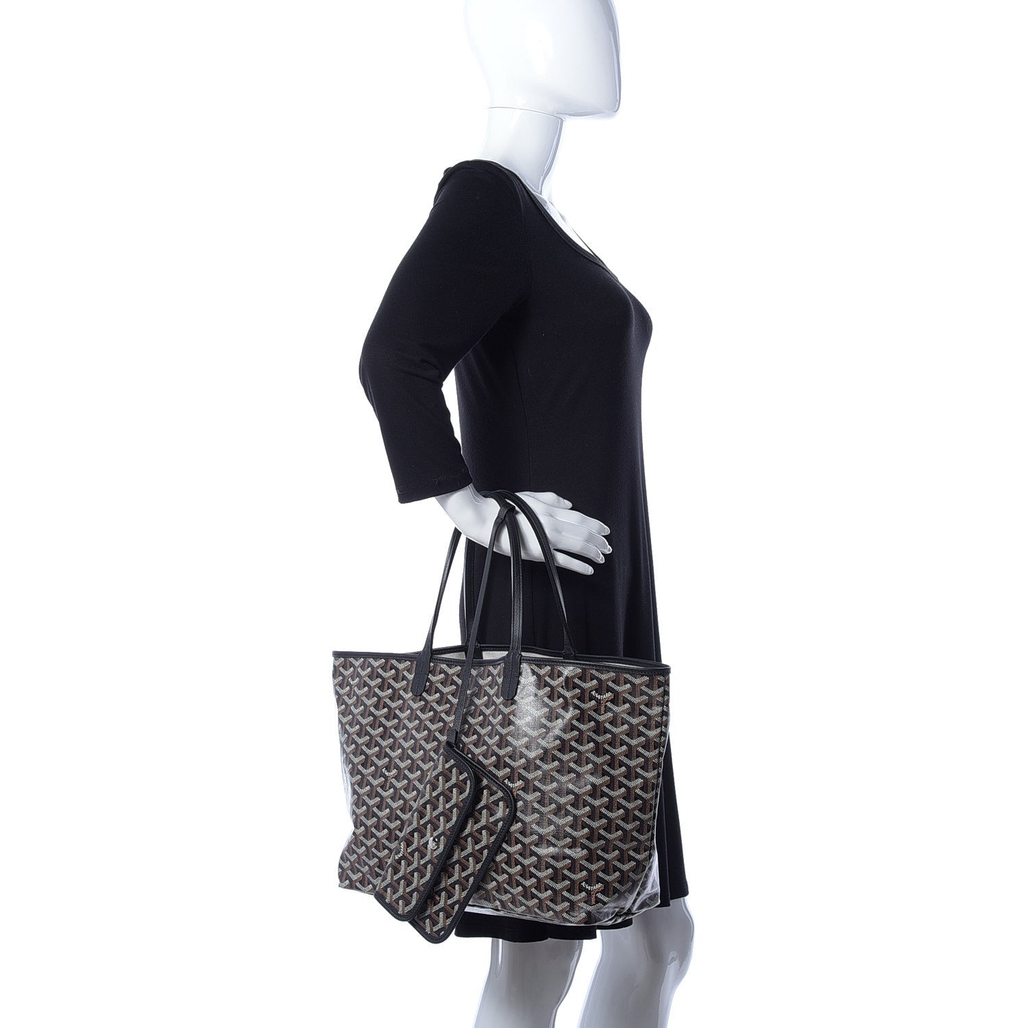 Goyard Goyardine Saint Louis PM Black 2 of 8