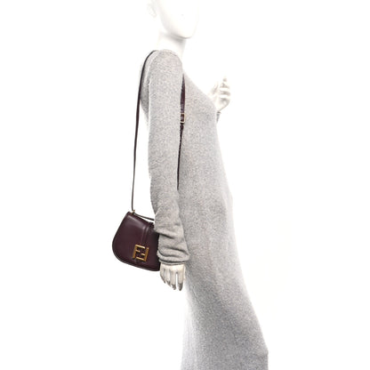 Fendi Vitello Brenta Cher Small Fendi C'mon Bordeaux 2 of 11