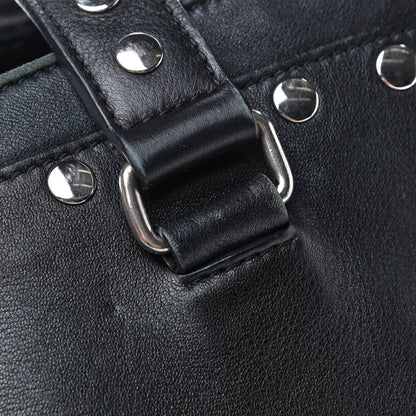 Celine Goatskin Studded Tote Black 10 of 11
