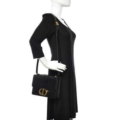 Christian Dior Smooth Calfskin 30 Montaigne Flap Bag Black 2 of 8