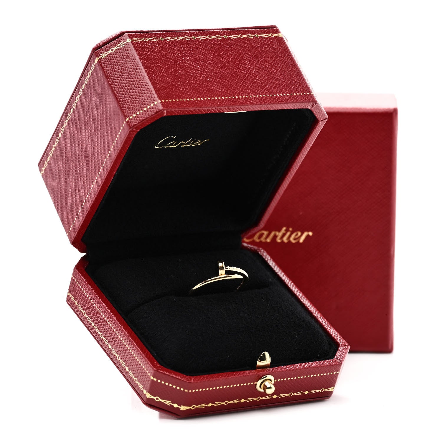 Cartier 18K Yellow Gold Small Juste Un Clou Ring 53 6.5 6 of 6