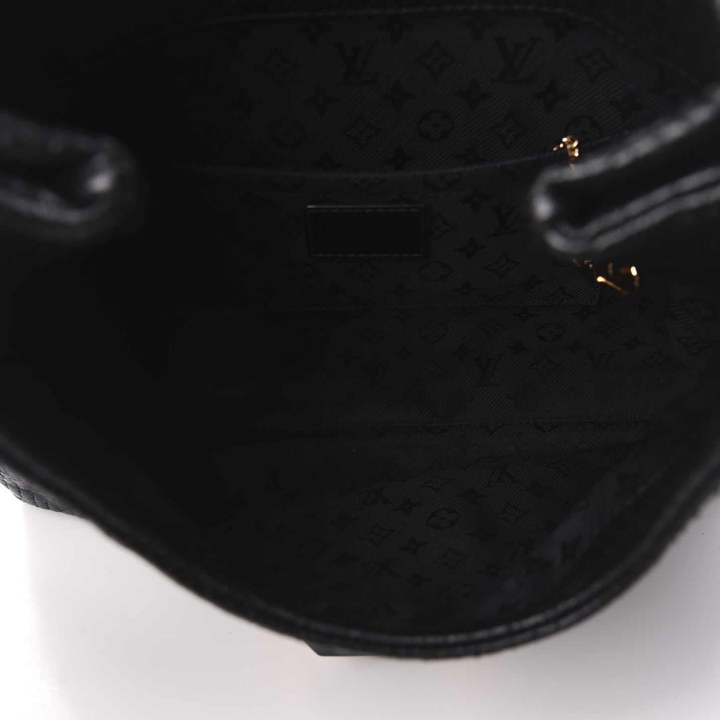 Calfskin Quilted Monogram Altair Clutch Black