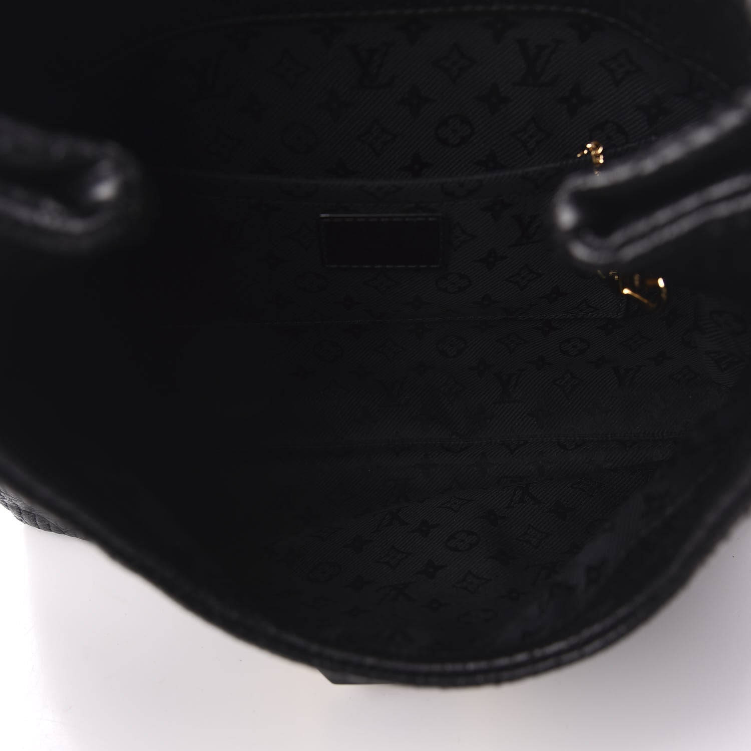 Louis Vuitton Calfskin Quilted Monogram Altair Clutch Black 5 of 8