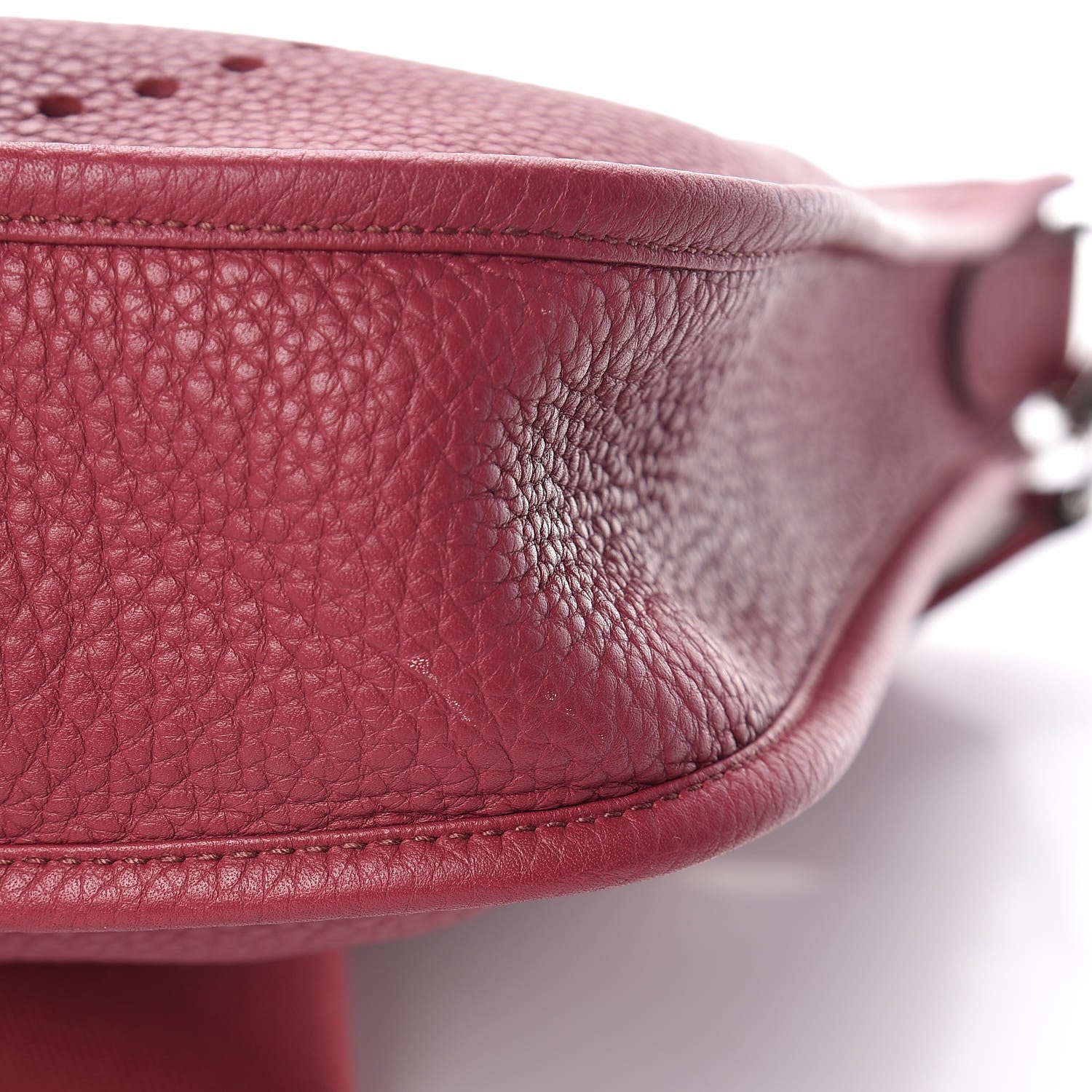 Hermes Taurillon Clemence Evelyne PM Rubis 11 of 11