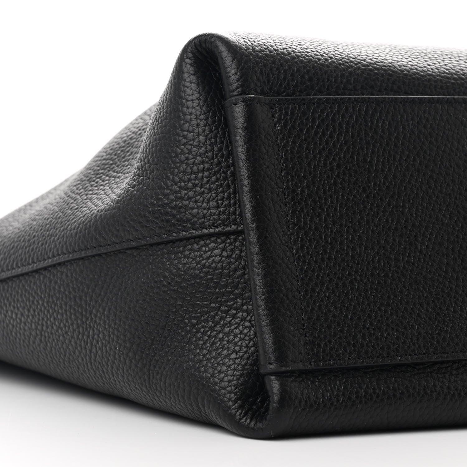 Mansur Gavriel Pebbled Calfskin Everyday Zip Tote Black 8 of 9