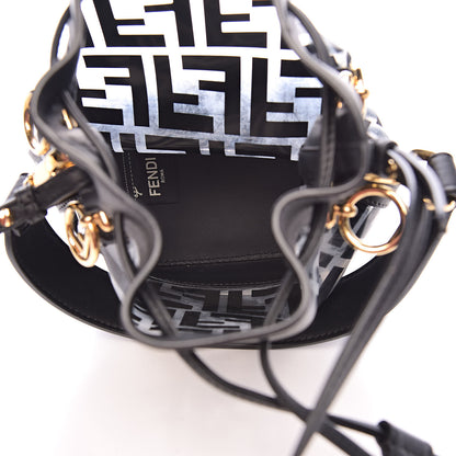 Fendi TPU FF Vitello Grace F is Fendi Mini Mon Tresor Bucket Bag Black 5 of 12