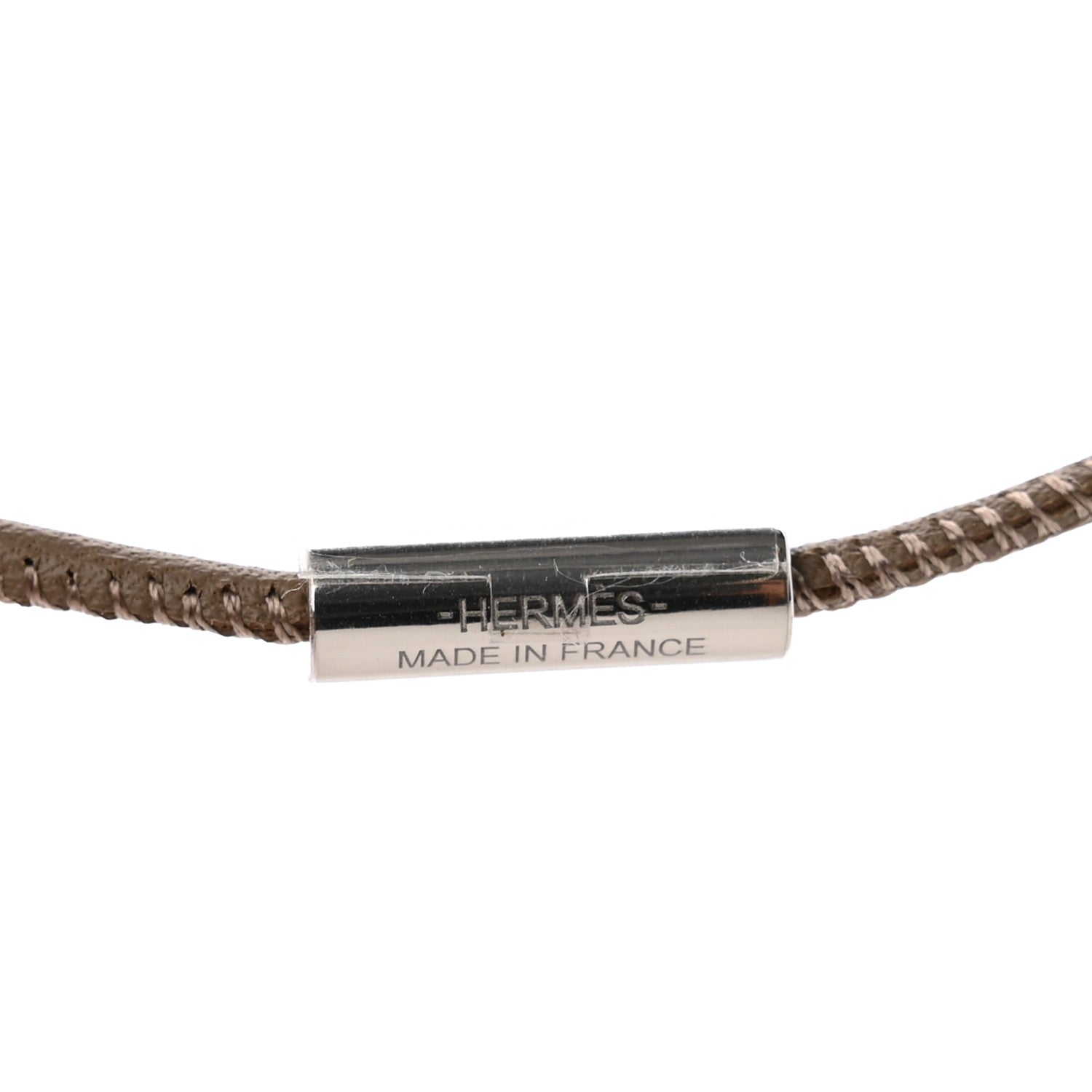 Hermes Swift Monpetit Small Kelly Pendant Necklace Etoupe Nata 5 of 6