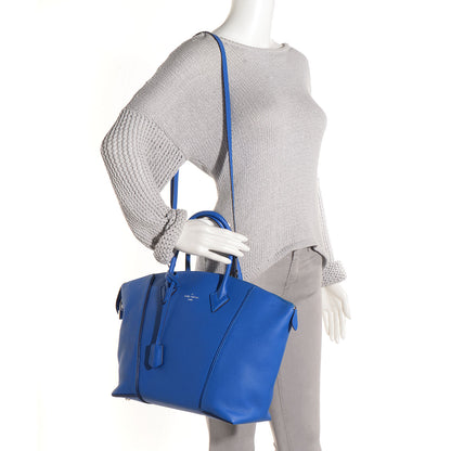 Louis Vuitton Taurillon Soft Lockit MM Outremer 2 of 8