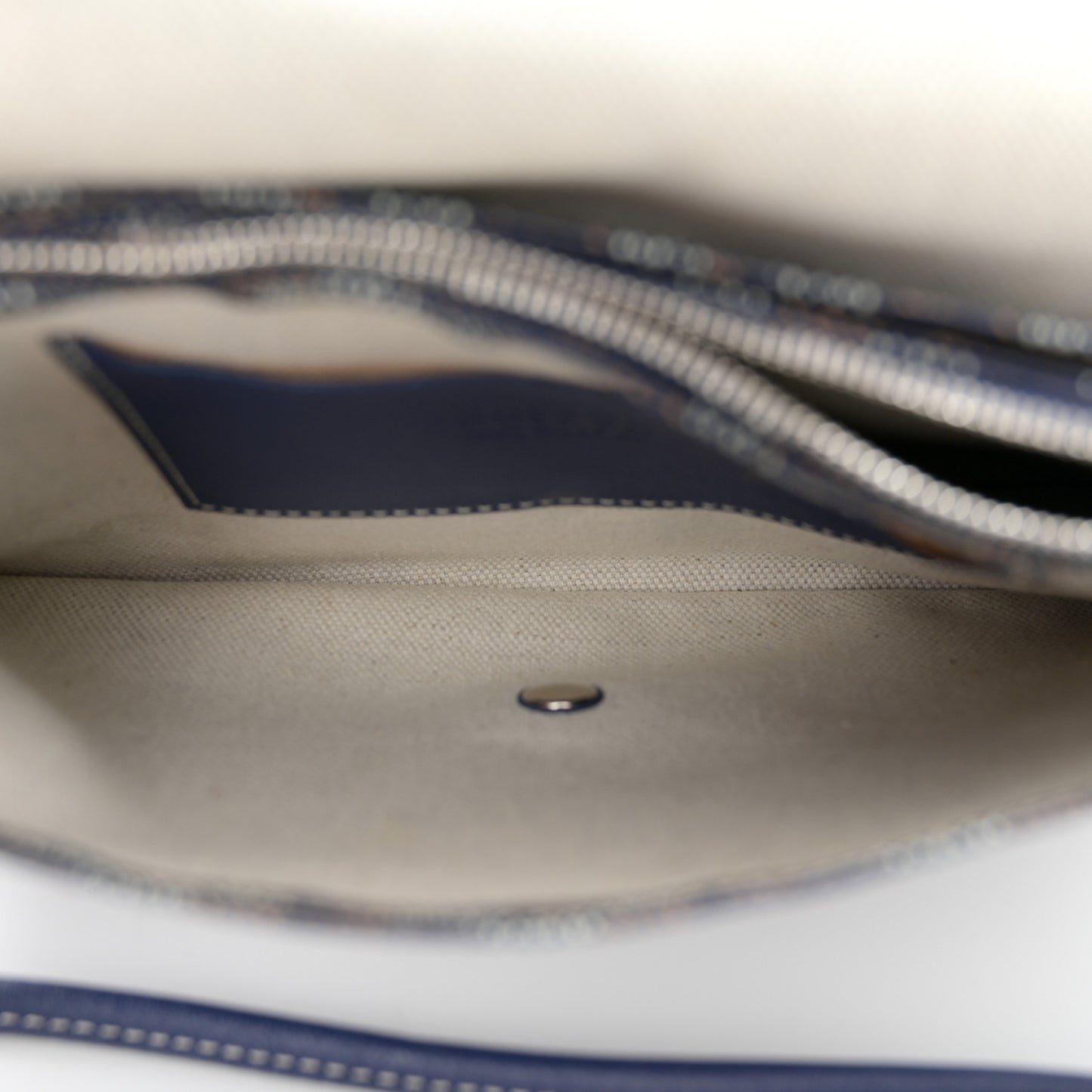 Goyardine Plumet Wallet Clutch Navy