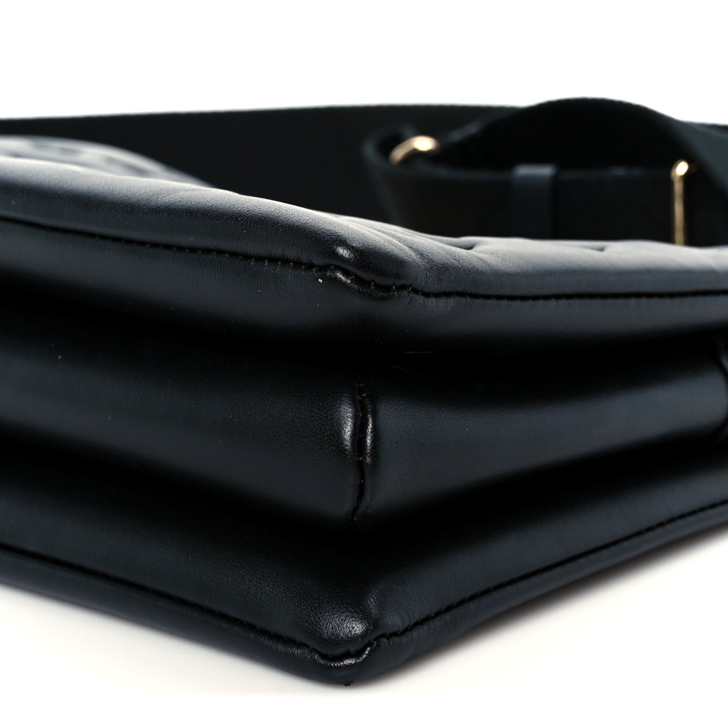 Lambskin Embossed Monogram Coussin PM Black