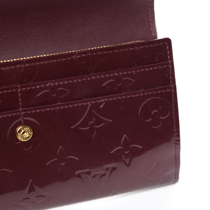 Louis Vuitton Vernis Sarah Wallet Rouge Fauviste 8 of 9