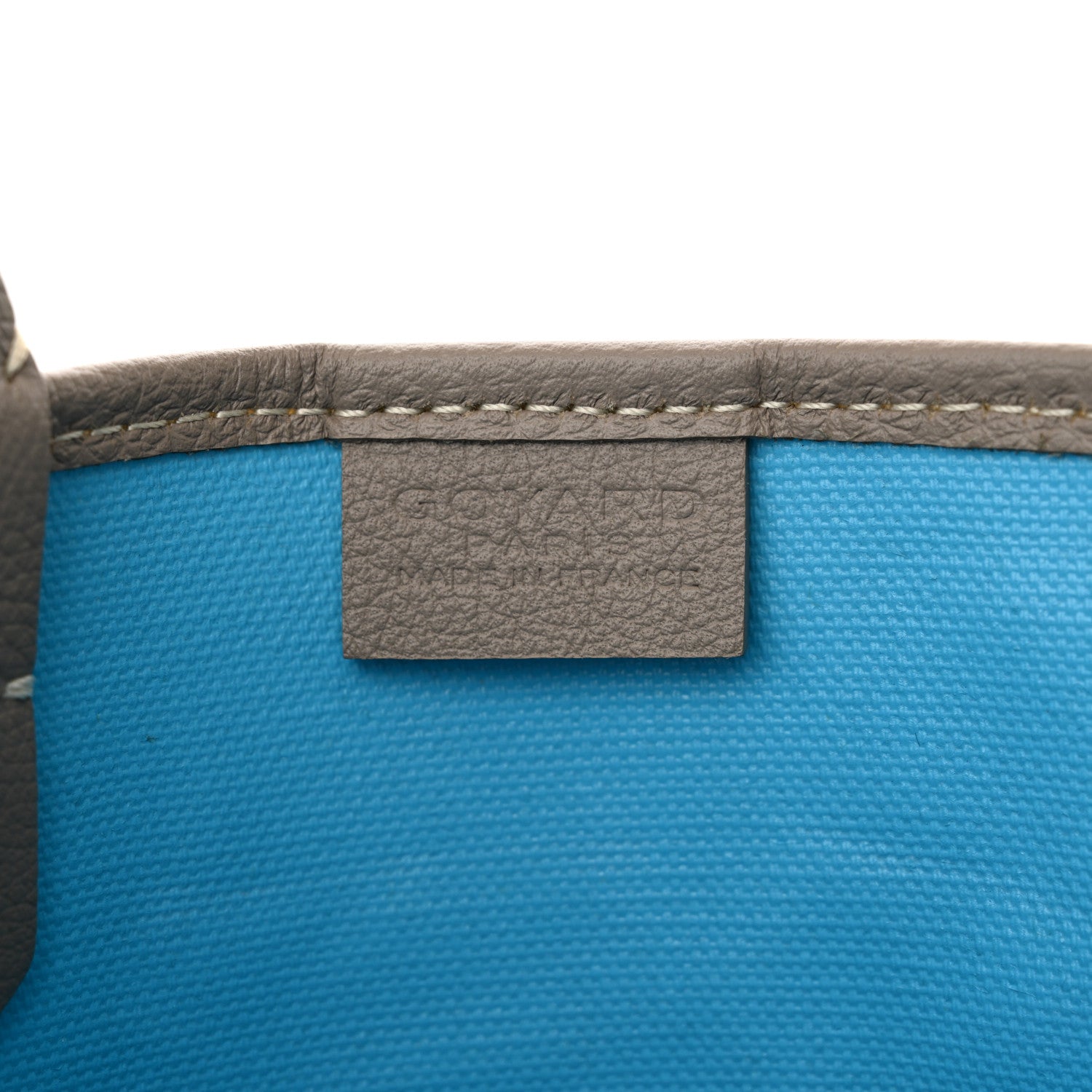 Goyard Goyardine Poitiers Claire Voie Tote Grege Powder Blue 6 of 10