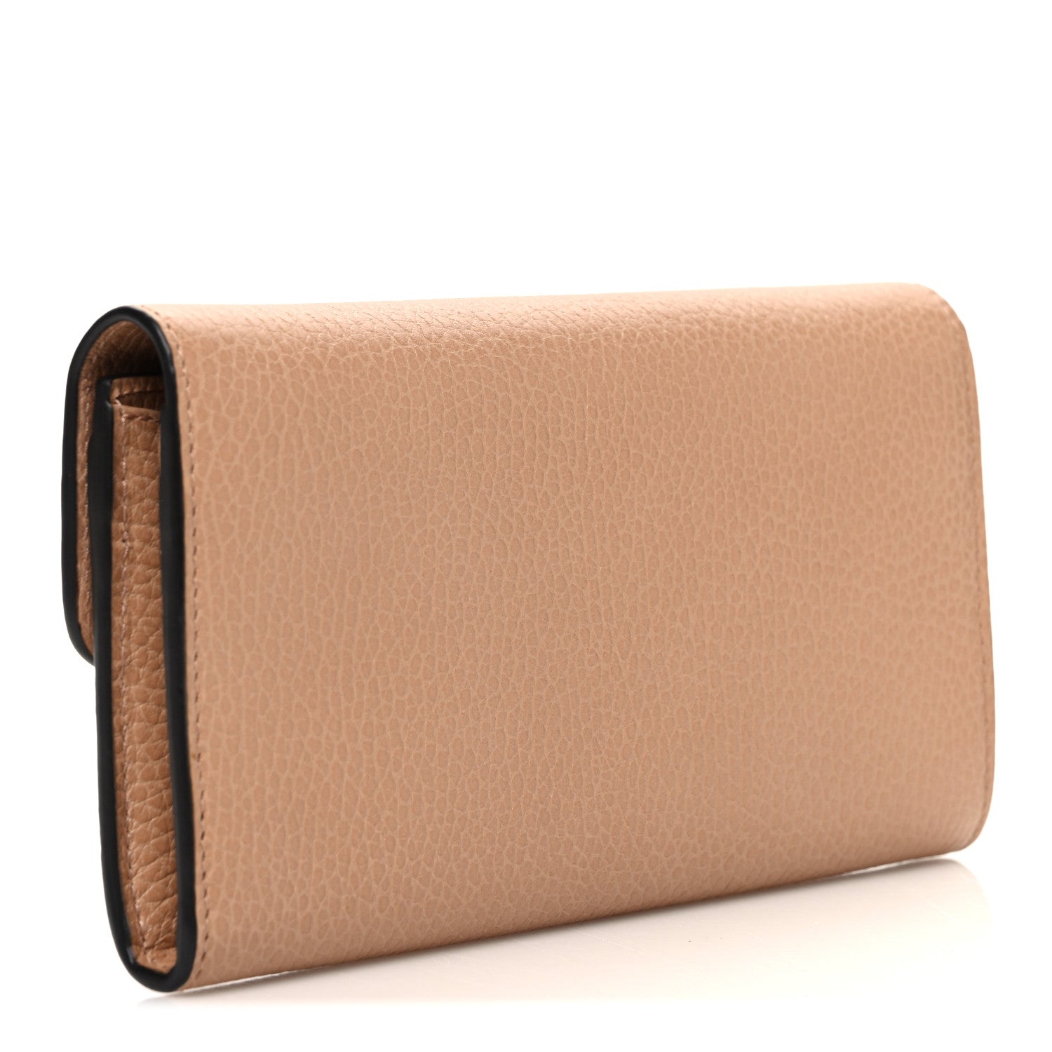 Gucci Dollar Calfskin Interlocking G Continental Wallet Camelia 3 of 7