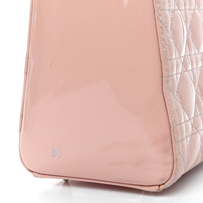 Christian Dior Patent Cannage Medium Lady Dior Rose Clair 6 of 6