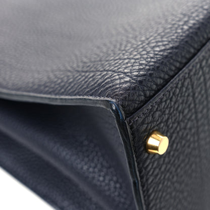 Hermes Fjord Kelly Sellier 35 Bleu Indigo 11 of 18