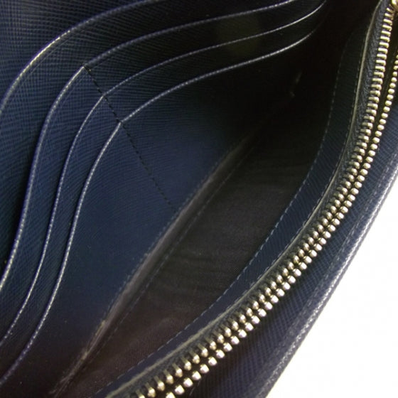 Prada Saffiano Stripe Continental Wallet 5 of 7