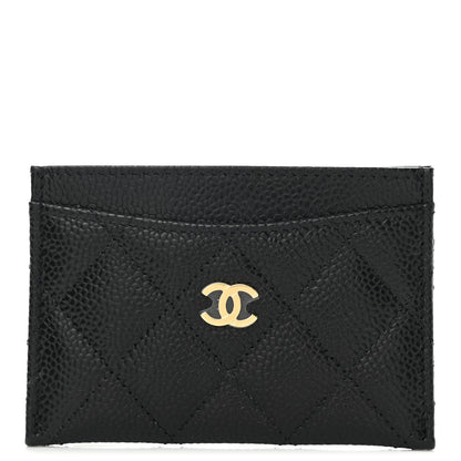 Chanel Caviar Quilted Card Holder Black 1 of 9