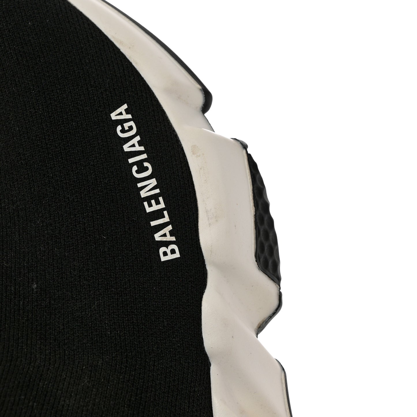 Knit Womens Speed Sneakers 39 Black White