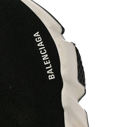 Balenciaga Knit Womens Speed Sneakers 39 Black White 9 of 10